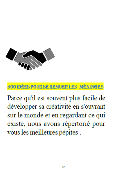 500 Idees de Business Pour Entreprendre